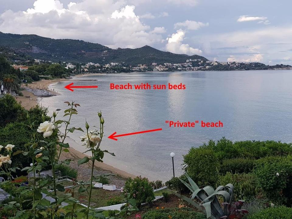 Evaliana Seaside Apartment Palaiontsiflikion Luaran gambar