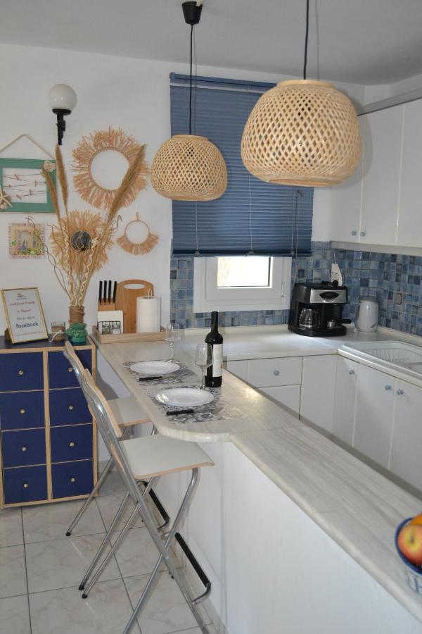 Evaliana Seaside Apartment Palaiontsiflikion Luaran gambar