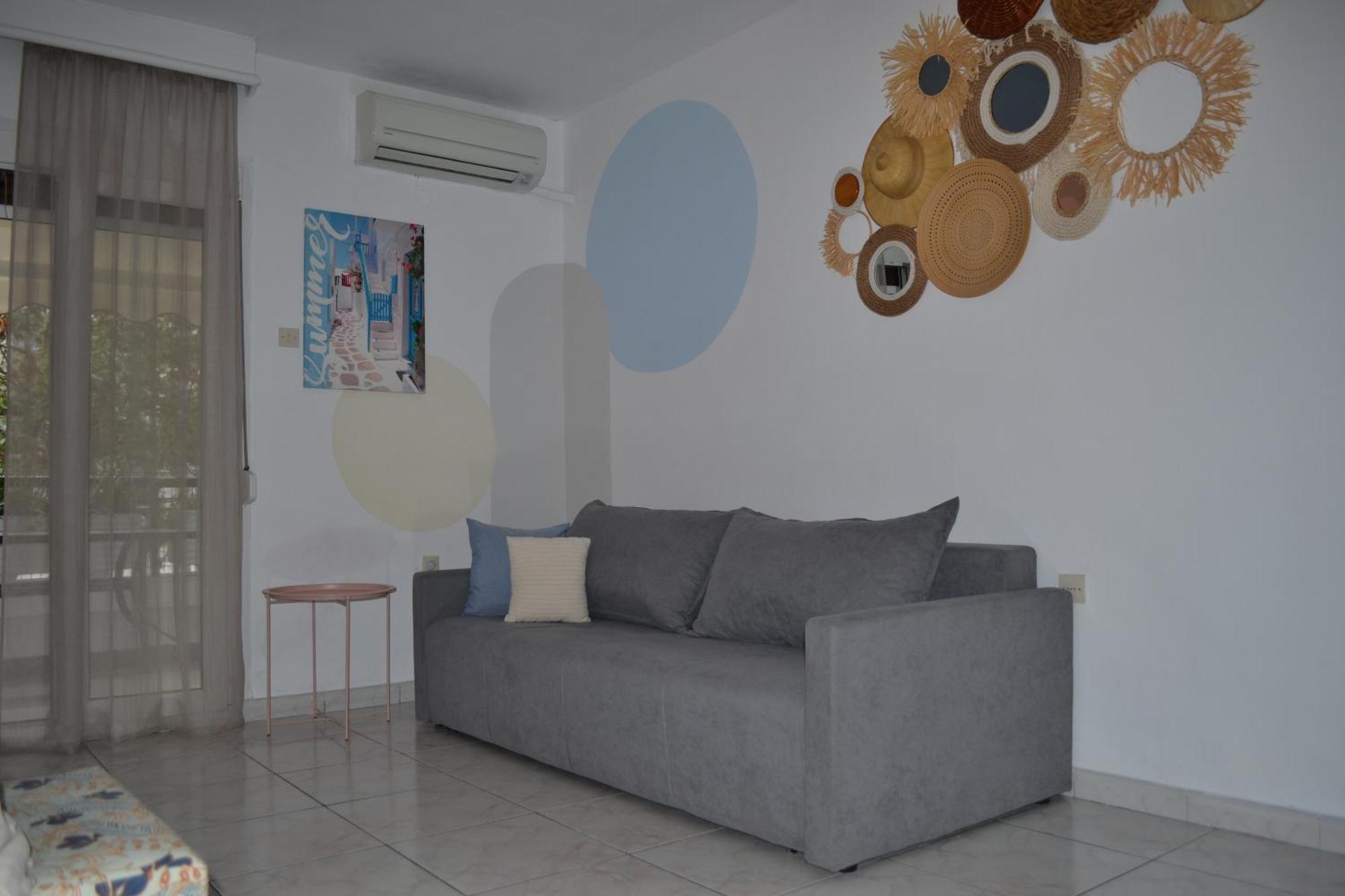 Evaliana Seaside Apartment Palaiontsiflikion Luaran gambar